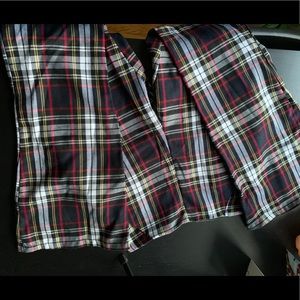 PrettyLittleThing Plaid Flared Pant